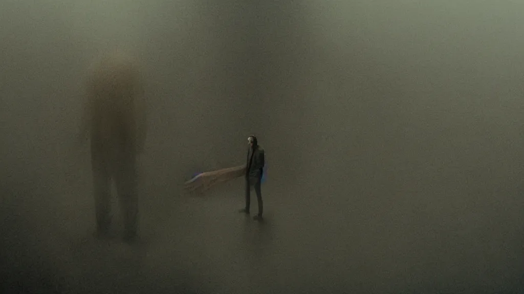 Image similar to acrophobia, film still from the movie directed by denis villeneuve and david cronenberg with art direction by zdzisław beksinski and dr. seuss