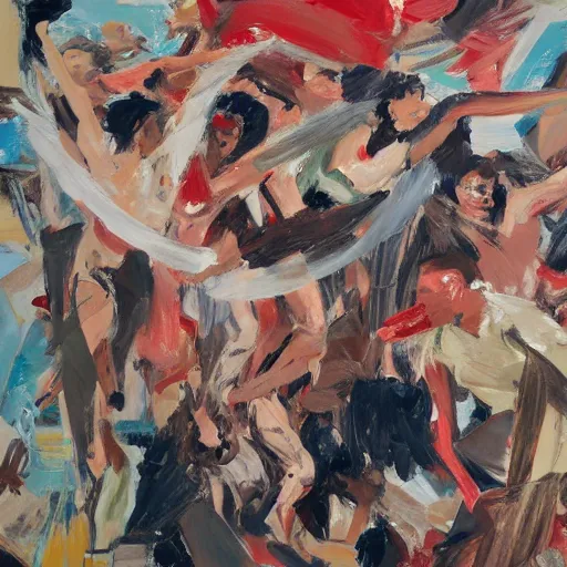 Prompt: cecily brown painting, high quality, kodachrome