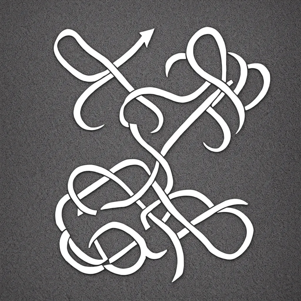 Prompt: simple infinite knot; die-cut sticker; logo; high resolution; best logo; beautiful graphic