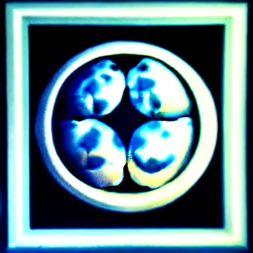 Image similar to geometric smiling moon symbol by karl gerstner, monochrome, symmetrical