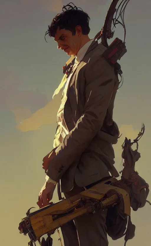 Prompt: a personification of the country nathan fielder, highly detailed, digital painting, artstation, concept art, sharp focus, illustration, art by greg rutkowski and alphonse mucha