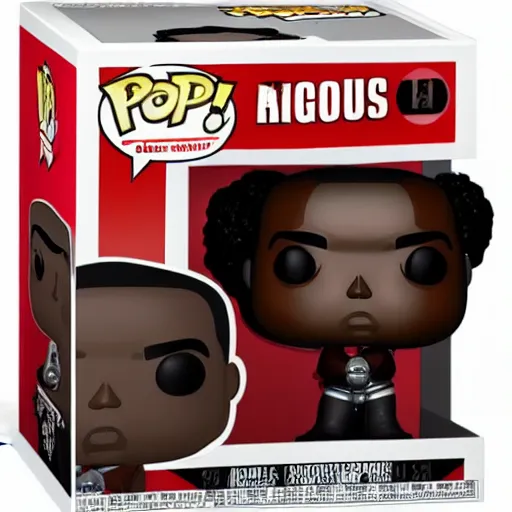 Image similar to a Notorious Big funko pop, detailed