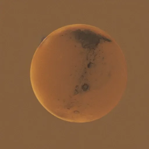 Prompt: a photo of mars taken by a telescope from earth