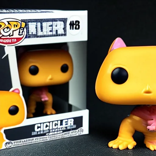 Prompt: A funko pop of a Clicker