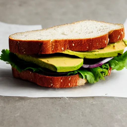 Image similar to sandwich with avocado and rosted tofu