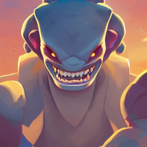 Image similar to face icon stylized minimalist street sharks, loftis, cory behance hd by jesper ejsing, by rhads, makoto shinkai and lois van baarle, ilya kuvshinov, rossdraws global illumination