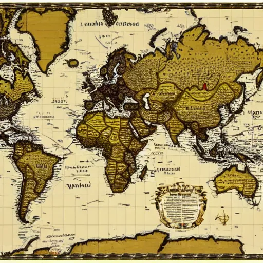 Image similar to alternate history world map
