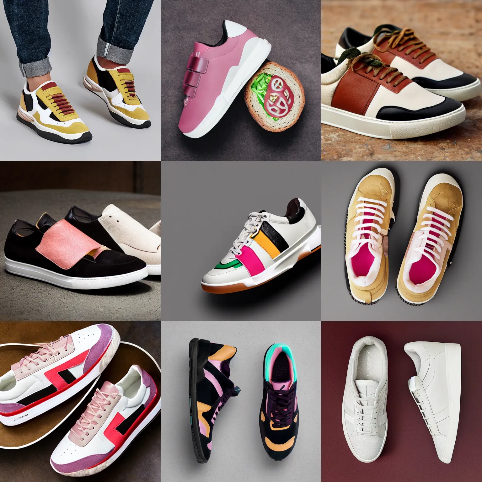 sneaker inspired by a ham sandwich | Stable Diffusion | OpenArt