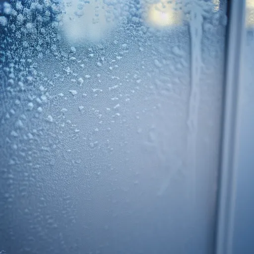 Image similar to a beautiful closeup photo of a frost patterns on a window in a shape of a painting of a sheep, hyper realistic, hyper detailed, octane render, raytracing, frost on a window