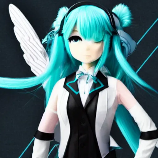 Prompt: hatsune miku in the hunger games