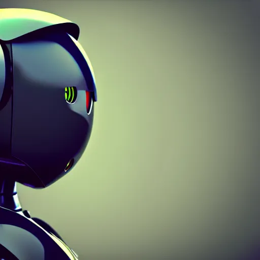 Image similar to a cute little robot. super realistic 8 k render of a dark hooded powerful elegant, cinematic composition