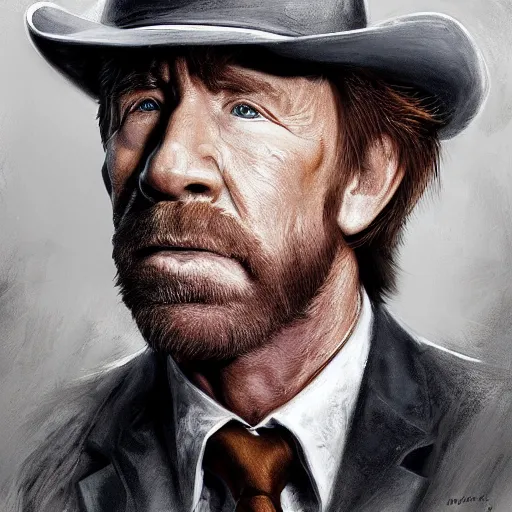 Prompt: chuck norris looks like a president, digital painting, extremely detailed, 4 k, intricate, brush strokes, mark arian, artgerm, bastien lecouffe