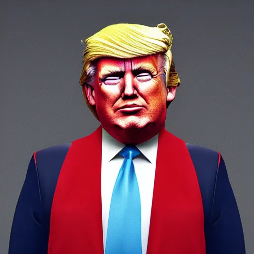 Image similar to Donald Trump in Pickachus body, hyper realistic photography, 8k,