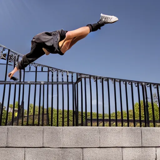 Image similar to parkour ( park ) spomenik snigelparken, ( ( railings ) ), photo, 4 k, detailed drawing