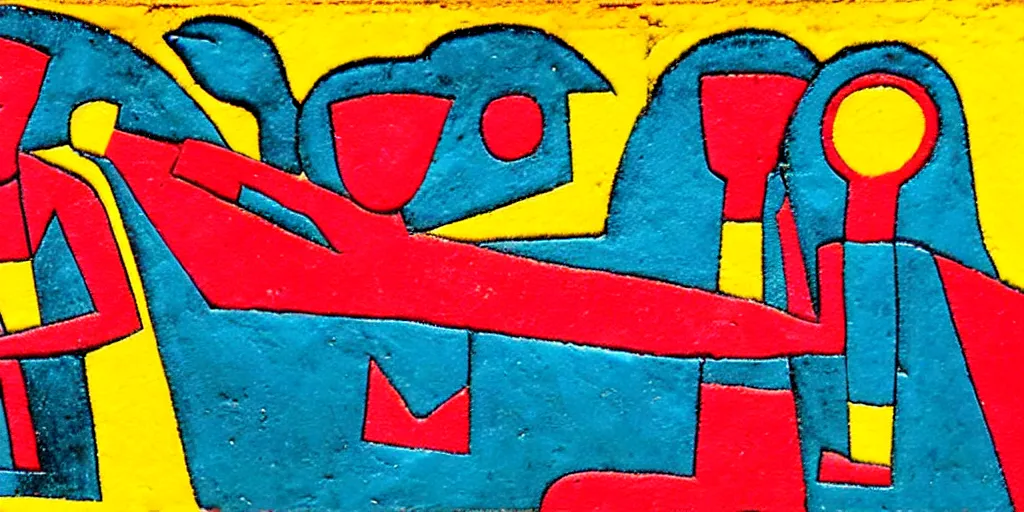 Image similar to Oaxaca city in the style of Rufino Tamayo