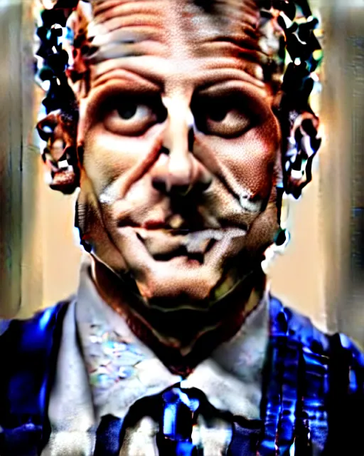 Image similar to hyperrealistic mixed media painting of Emmanuel Macron looks like Superman, marvel, heroic pose, stunning 3d render inspired art by P. Craig Russell and Barry Windsor-Smith + perfect facial symmetry + dim volumetric lighting, 8k octane beautifully detailed render, post-processing, extremely hyperdetailed, intricate, epic composition, grim yet sparkling atmosphere, cinematic lighting + masterpiece, trending on artstation, very very detailed, masterpiece, stunning