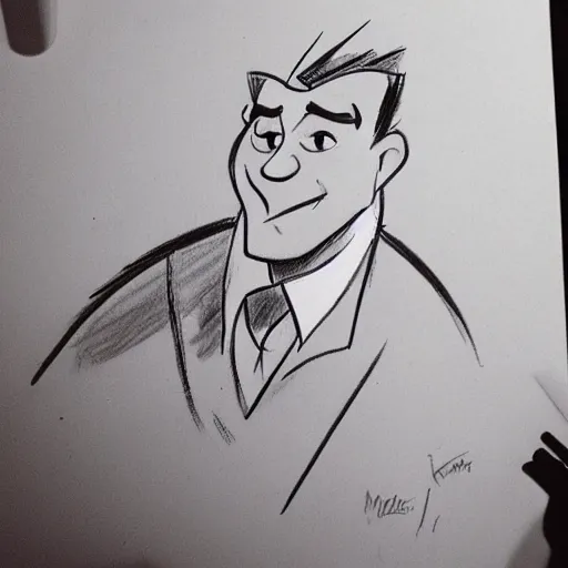 Image similar to milt kahl sketch