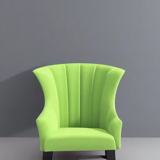 Image similar to avocado armchair cartoon