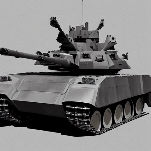 Prompt: daoist heavy armor battle tank painted in white and black yin - yang symbol in cosmos blasting away at surveillance capitalism