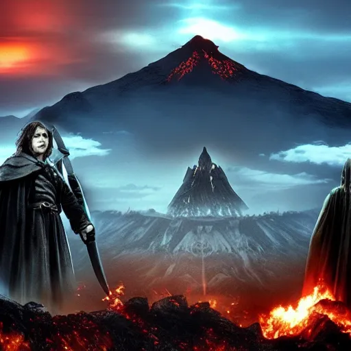 Prompt: Mordor lord of the rings