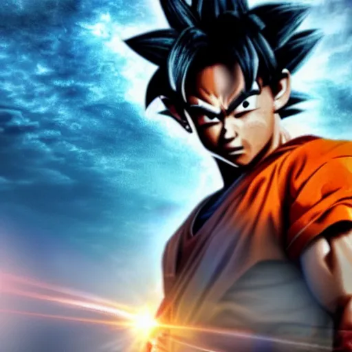 Image similar to film still of goku in the new sci - fi movie, 4 k