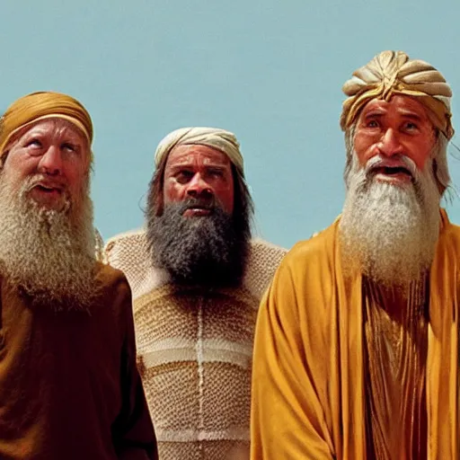 Image similar to the story of moses by wes anderson
