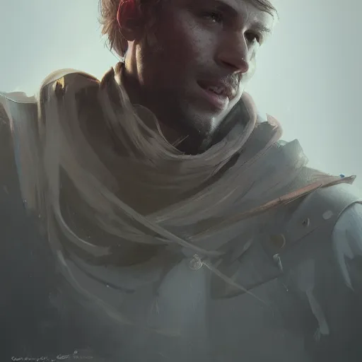 Image similar to Portrait of Sam Gray, by Cedric Peyravernay, highly detailed, excellent composition, cinematic concept art, dramatic lighting, trending on ArtStation