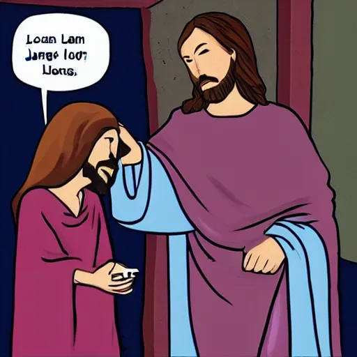 Image similar to loan shark jesus