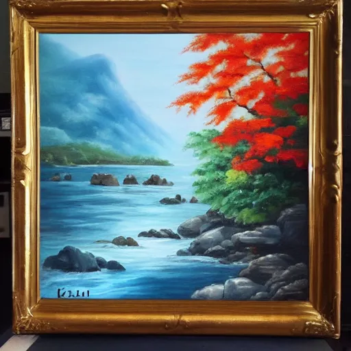 Image similar to oil painting ¥¥¥¥ kaikai kiki