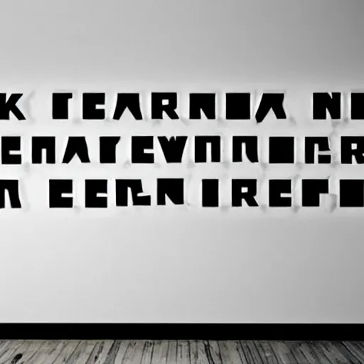 Image similar to text : katzkab, font, text on a wall, black and white,