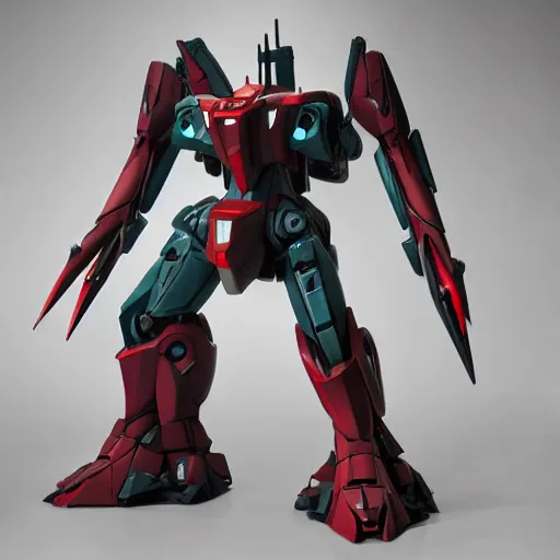 Image similar to long armed sazabi custom long multi segmented arms, armored exoskeleton hard surface armor, power armor, droids, detailed sci - fi backgrounds. 8 k hd resolution, bandai box art, pintrest gundam, makoto kobayashi, pokemon cards