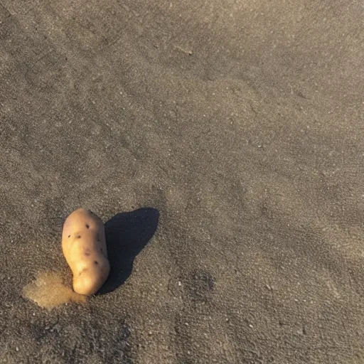 Prompt: potato on adventure