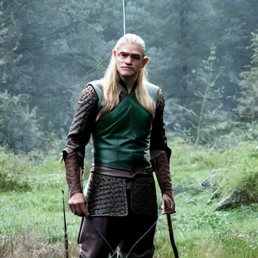 Image similar to Laurence Fishburne as Legolas