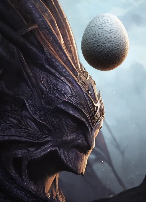 Image similar to behelit egg, berserk,, ultra detailed fantasy, elden ring, realistic, dnd character portrait, full body, dnd, rpg, lotr game design fanart by concept art, behance hd, artstation, deviantart, global illumination radiating a glowing aura global illumination ray tracing hdr render in unreal engine 5