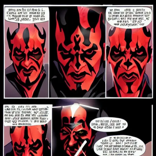 Image similar to darth maul as good guy