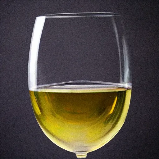 Prompt: white wine in a glass swirling