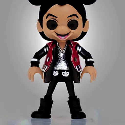 Image similar to single black face michael jackson, michael jackson, michael jackson, michael jackson, michael jackson, michael jackson, ( ( ( mickey mouse ) ) ), nendroid, stephen bliss style