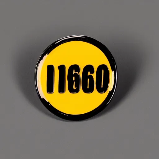 Image similar to a photo of a retro 1 9 6 0 s minimalistic clean fire warning label hard enamel pin, studio lighting, behance