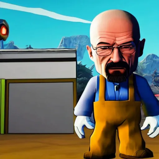 Image similar to Walter White in fornite