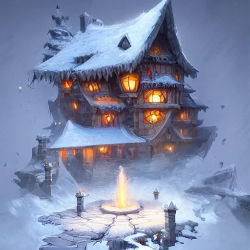 Image similar to a highly detailed fantasy digital art trending on artstation by andreas rocha of a house made of swiss cheese swiss cheese swiss cheese