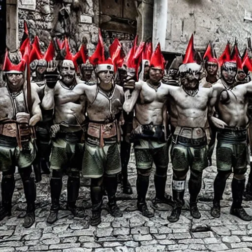 Image similar to Italian warriors