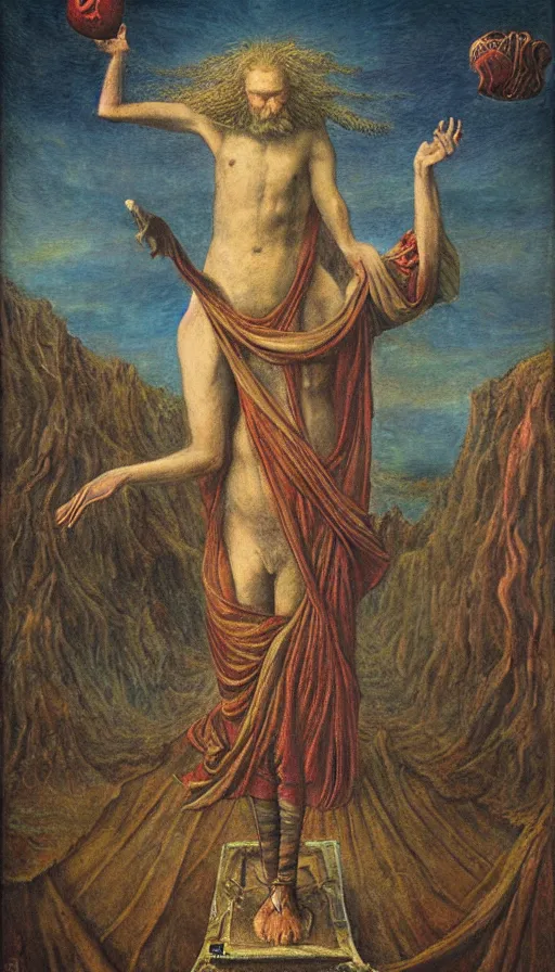 Prompt: the fool, tarot, by agostino arrivabene