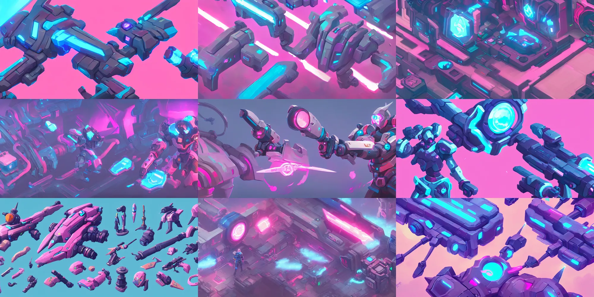 Prompt: game asset of futuristic screen and gadgets, in gouache detailed paintings, props, stylized, 2 d sprites, kitbash, arcane, overwatch, blue and pink color scheme, 8 k, close up