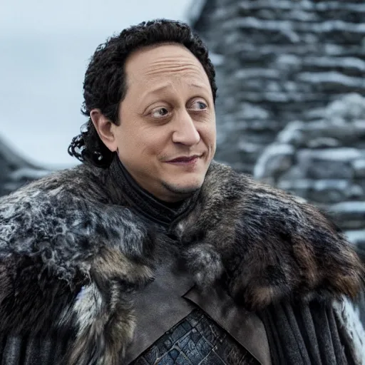 Image similar to still of rob schneider in game of thrones