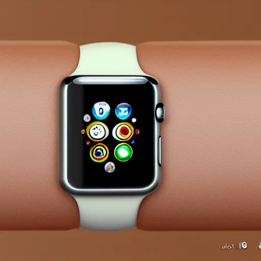 Image similar to a new model Apple Watch in 2030, digital art, concept