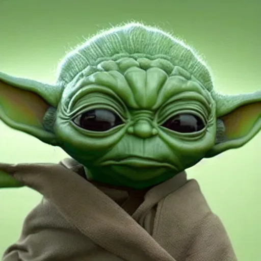 Image similar to beautiful giant marijuana bud as a baby yoda, weta 8 k hyper realistic detailed cinematic still