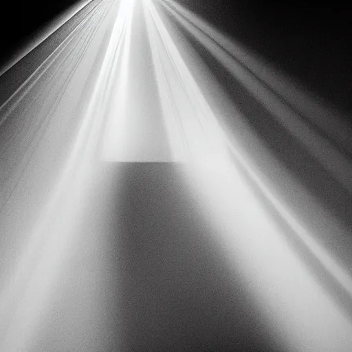 Image similar to b&w photography, lost footage, abstract light and darkness