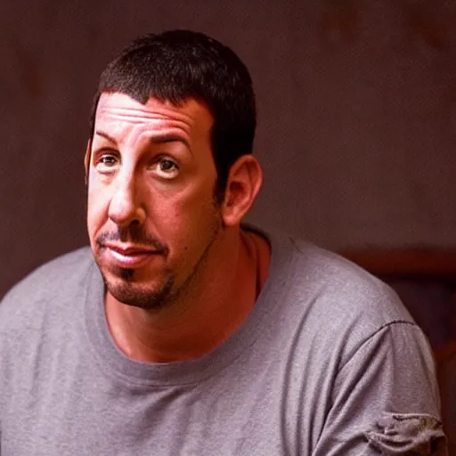 Prompt: adam sandler as god