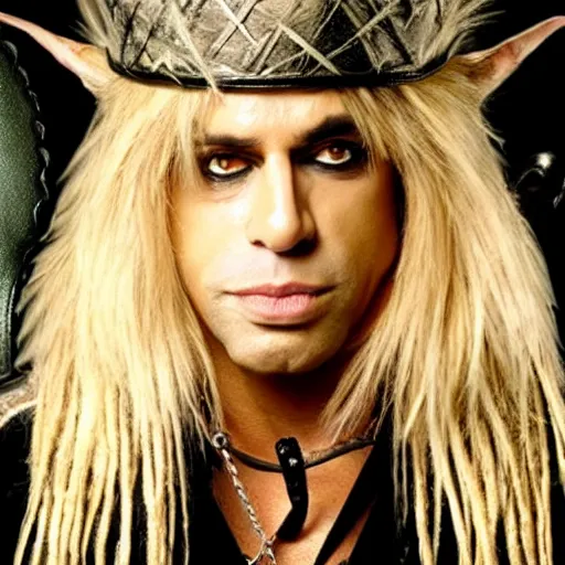 Prompt: criss angel minkfreak the goblin king