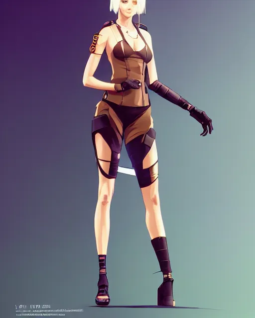 Image similar to full body shot of a beautiful lilu dallas, the fifth element concept art by saruei and guweiz and ilya kuvshinov, digital art, highly detailed, intricate, sharp focus, trending on artstation hq, deviantart, pinterest, unreal engine 5, 4 k uhd image